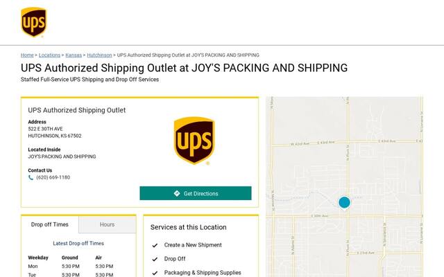 UPS Authorized Shipping Outlet