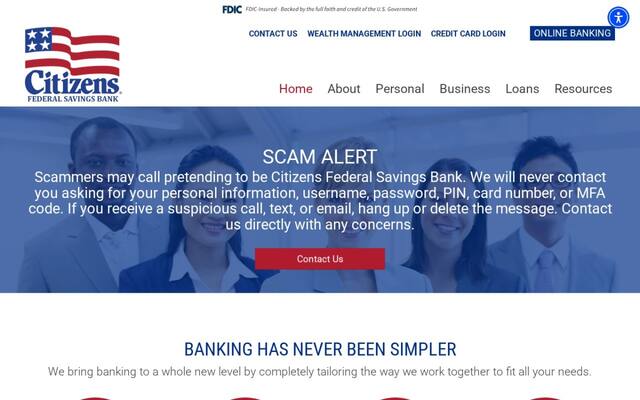 Citizens Federal Savings Bank