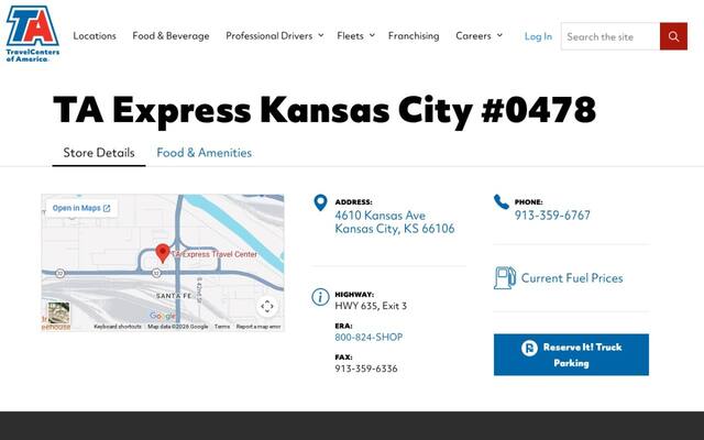TA Express Kansas City #0478