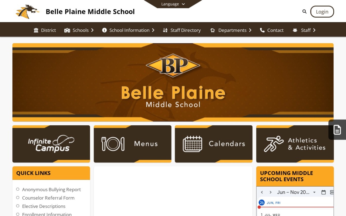 Belle Plaine Middle School