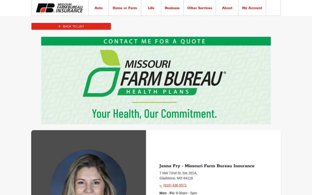 Jenna Fry - Missouri Farm Bureau Insurance
