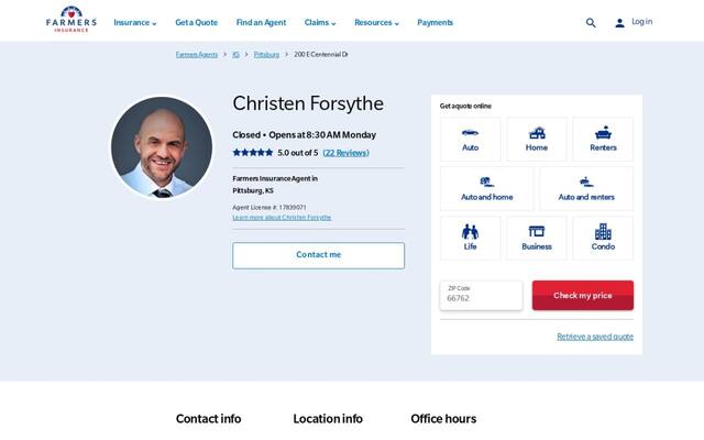 Farmers Insurance - Christen Forsythe