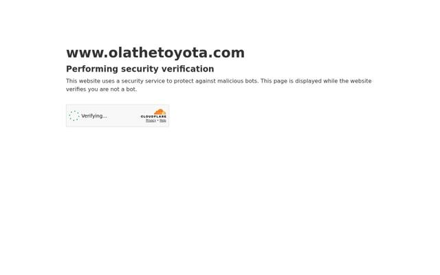 Kenny Thomas Olathe Toyota