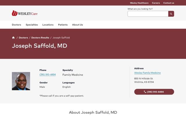 Joseph Saffold, MD