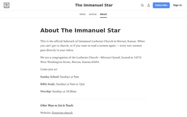 Immanuel Lutheran Church