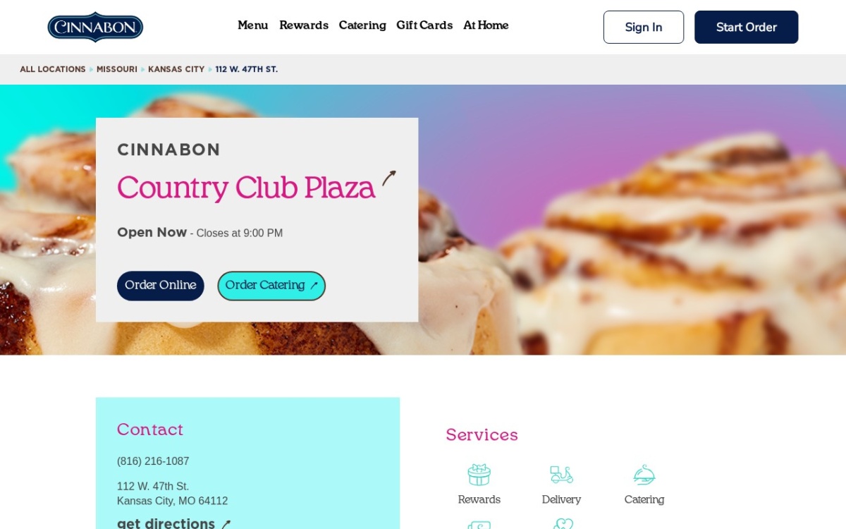 Cinnabon Country Club Plaza