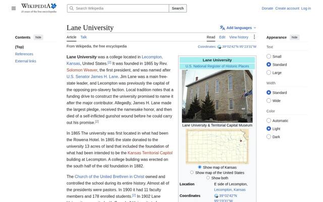 Lane University