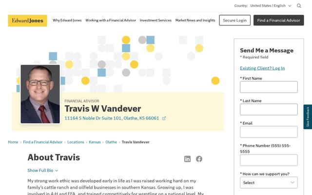 Edward Jones - Financial Advisor: Travis W Vandever