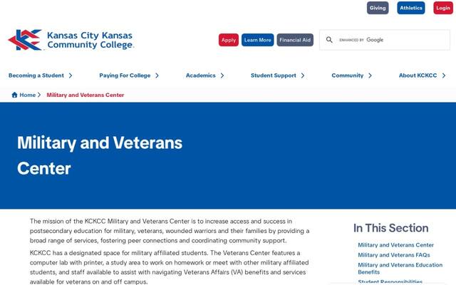 KCKCC Veterans Center