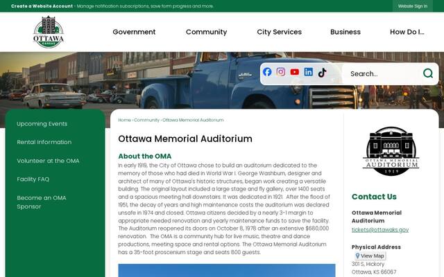 Ottawa Memorial Auditorium