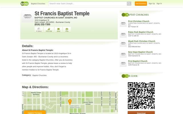 St Francis Baptist Temple