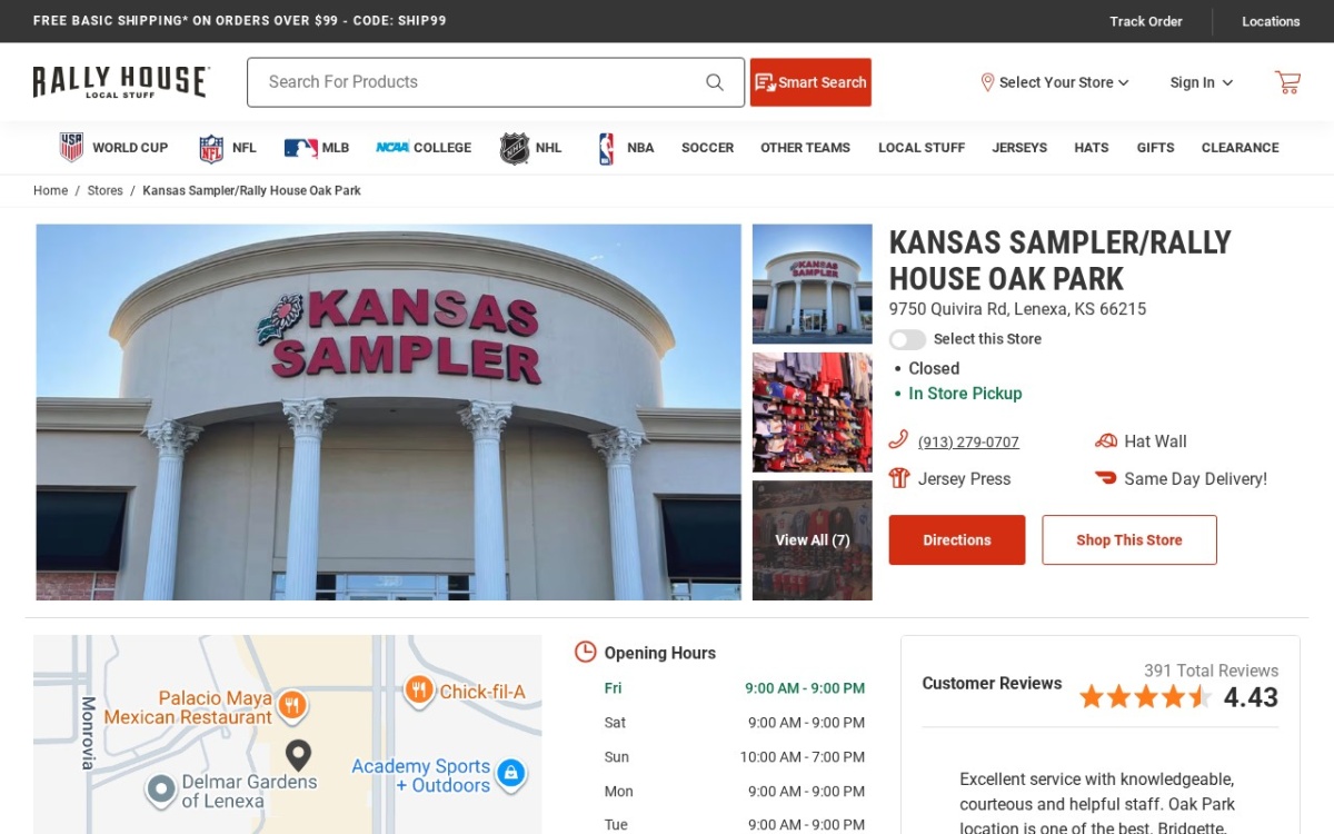 Kansas Sampler Oak Park