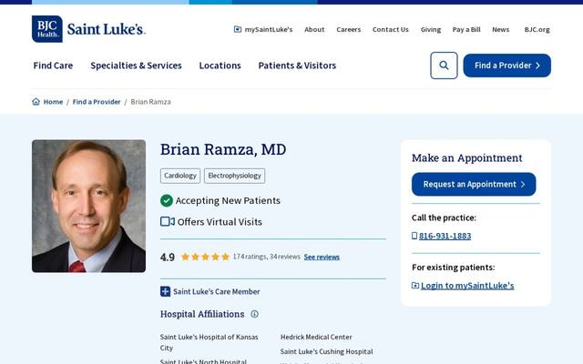 Brian M Ramza, MD