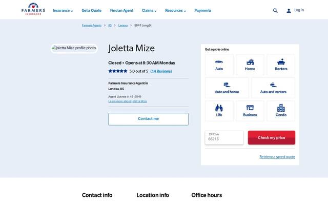 Farmers Insurance - Joletta Mize