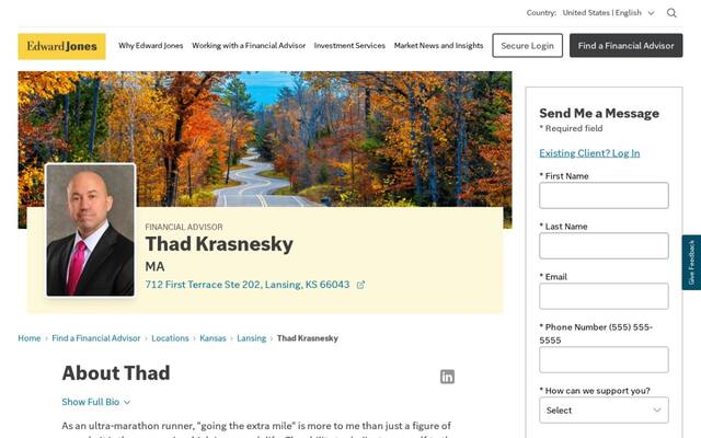 Edward Jones - Financial Advisor: Thad Krasnesky
