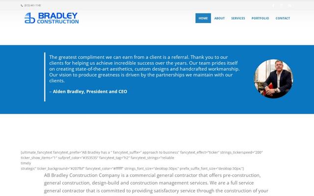 AB Bradley Construction Company Incorporated