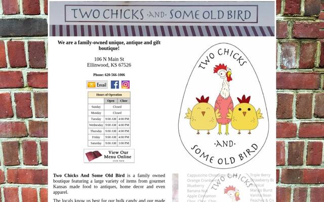 Two Chicks and Some Old Bird