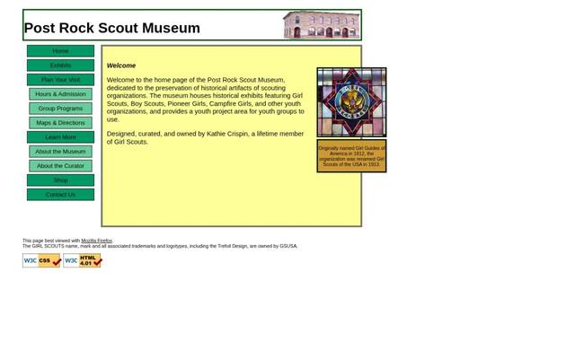Post Rock Scout Museum
