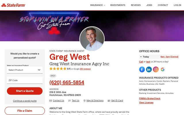 Greg West - State Farm Insurance Agent
