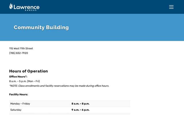 Lawrence Community Building