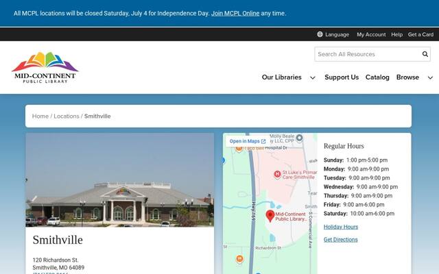 Mid-Continent Public Library - Smithville Branch