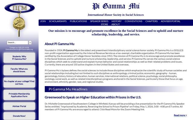 Pi Gamma Mu