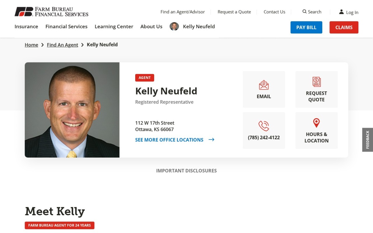 Kelly Neufeld Farm Bureau Financial Services