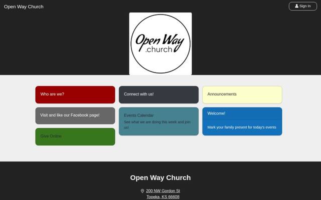 Open Way Full Gospel Church