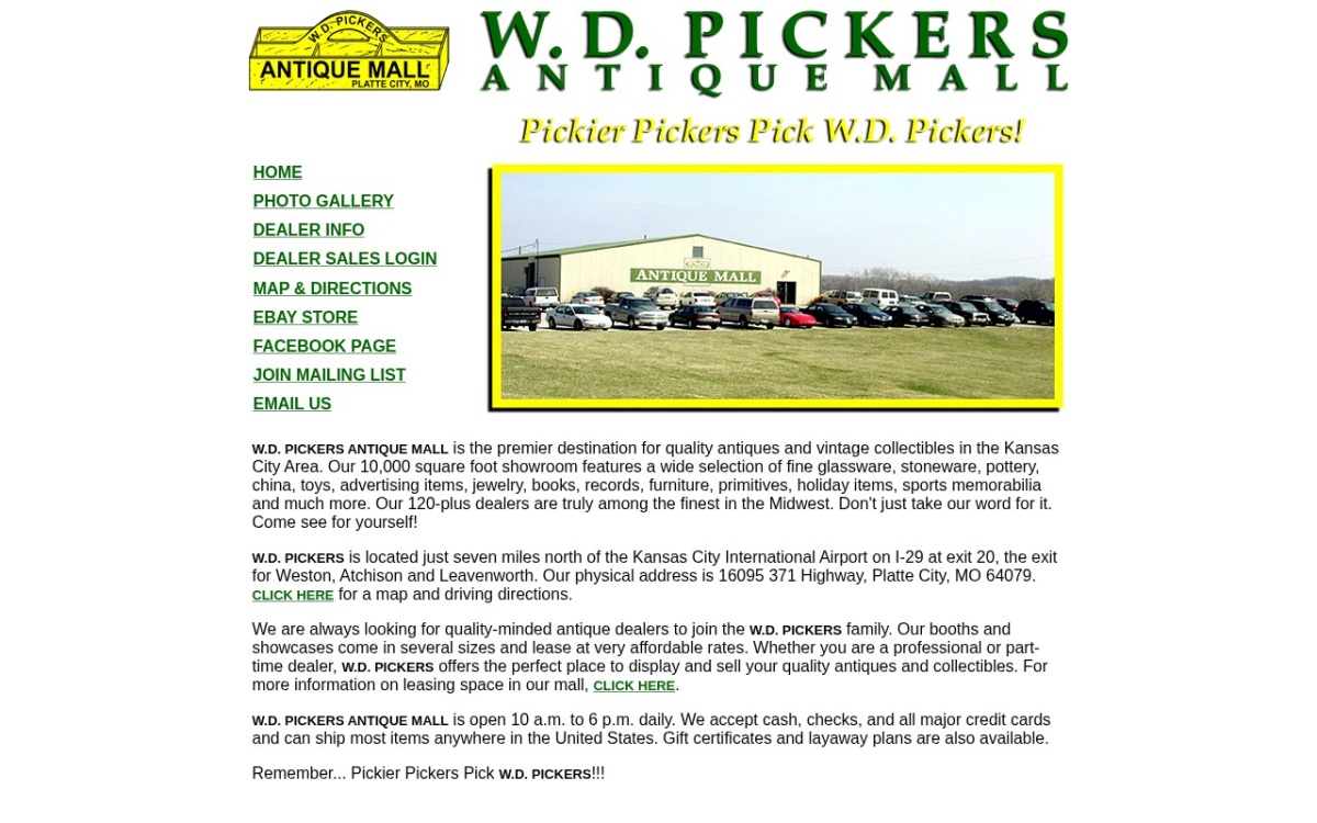 W D Pickers Antique Mall