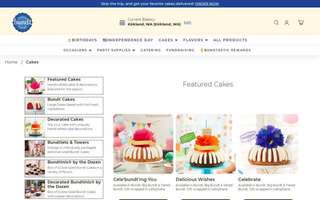 Nothing Bundt Cakes