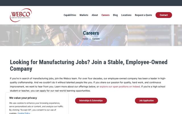 Webco Manufacturing Inc