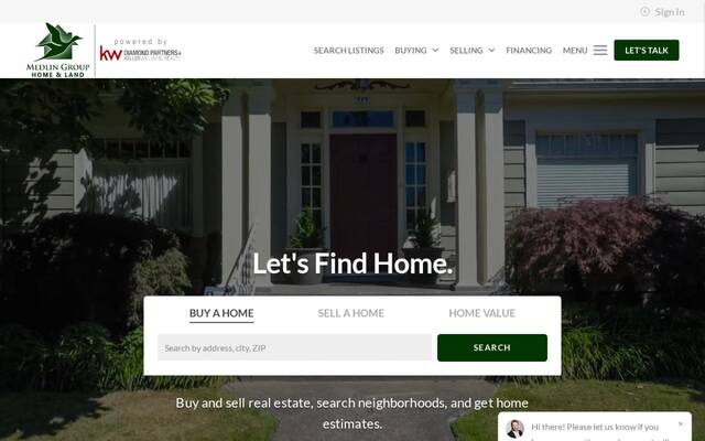 Medlin Home and Land at KW Diamond Partners
