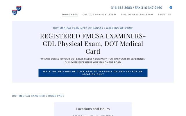 DOT Medical Examiners of Kansas (DOTMEK)