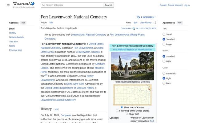 Fort Leavenworth National Cemetery