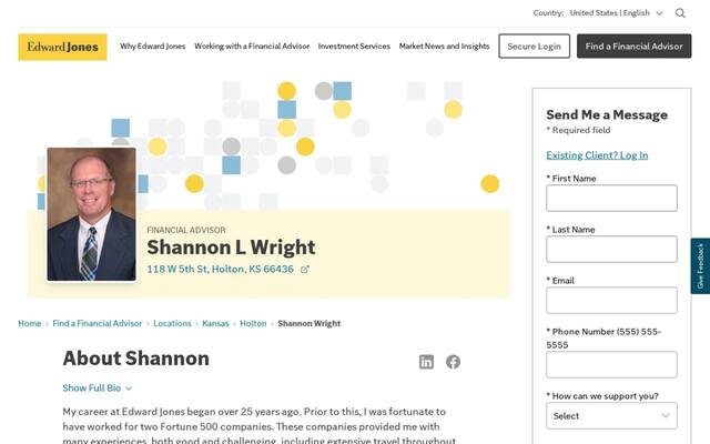 Shannon L Wright