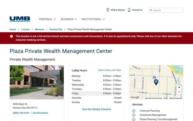 UMB Private Wealth Management Center