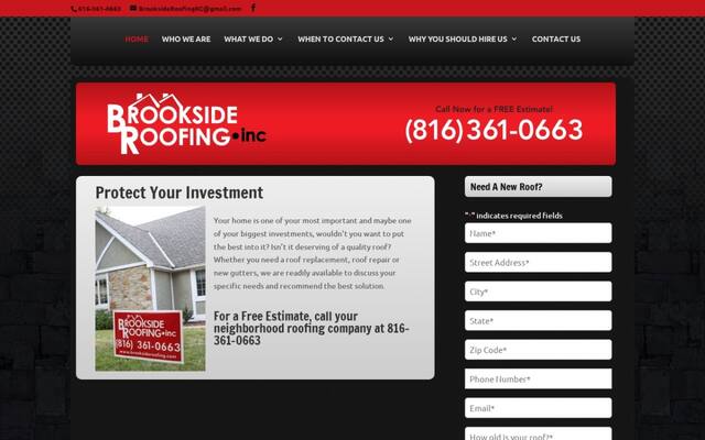 Brookside Roofing, Inc.
