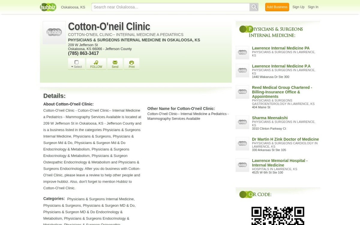 Cotton Oneil Clinic
