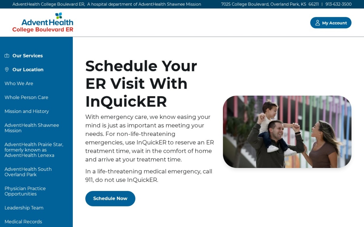 AdventHealth College Boulevard ER