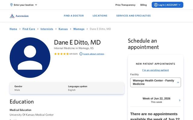Dane Ditto, MD