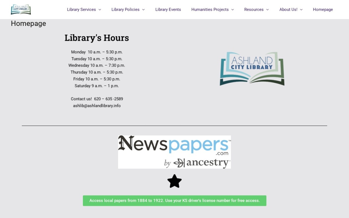 Ashland City Library