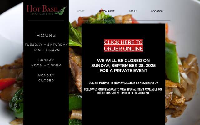 Hot Basil Thai Cuisine