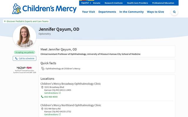 Jennifer N. Qayum OD