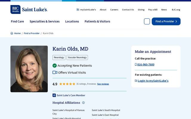 Karin E Olds, MD