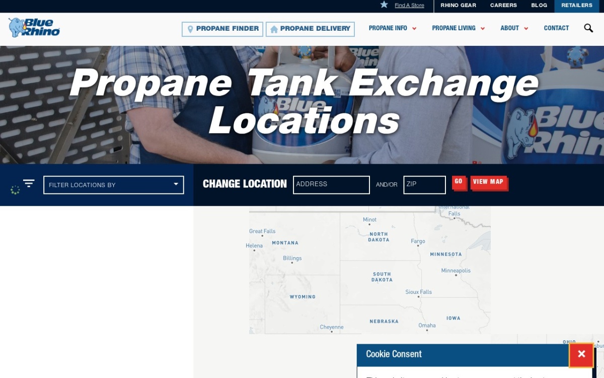 Blue Rhino Propane Exchange