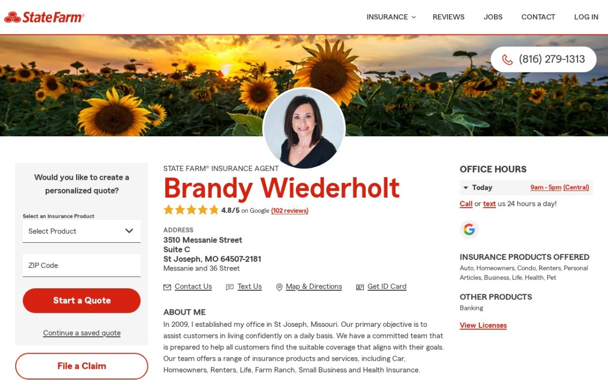 Brandy Wiederholt - State Farm Insurance Agent