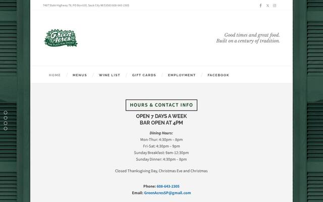Breck's Green Acres Restaurant