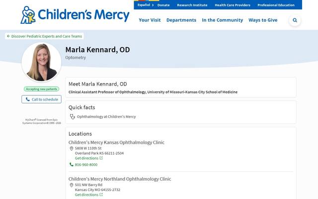 Marla G. Kennard OD