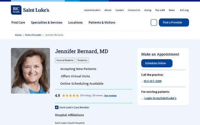 Jennifer P Bernard, MD