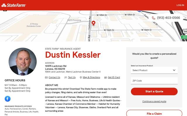 Dustin Kessler - State Farm Insurance Agent
